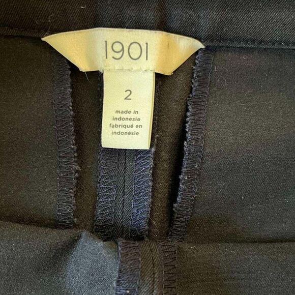 1901 Women's Size 2 Skinny Pants Navy Night Blue Ankle High Rise Stretch - Picture 5 of 11